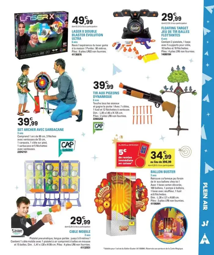 Jouez À L'infin van 29 oktober tot 5 december 2024 - folder pagina 339