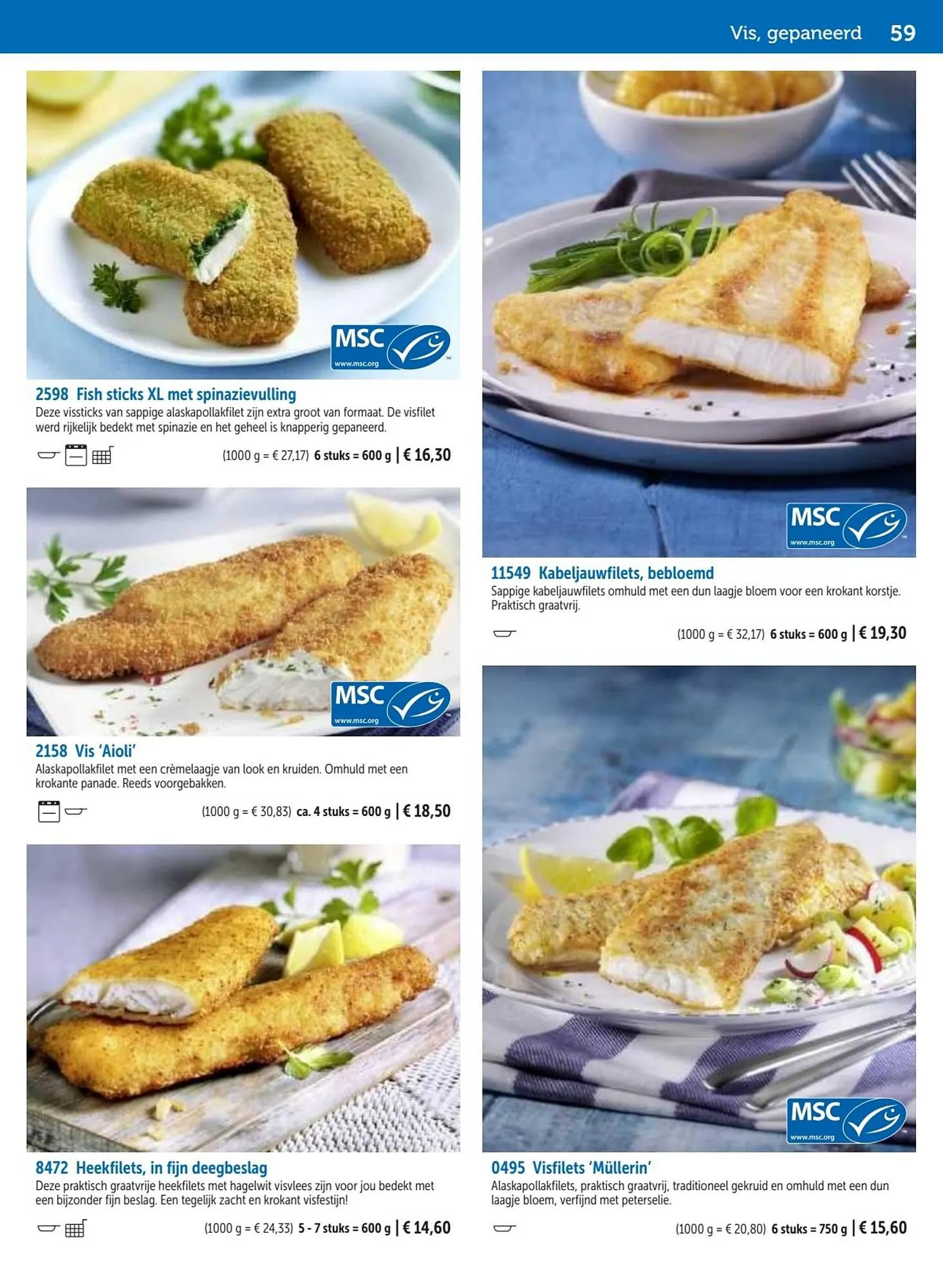 Bofrost Folder van 1 maart tot 31 augustus 2023 - folder pagina 59