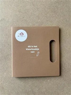 Kleurboekje + kleurpotloden the baby's corner