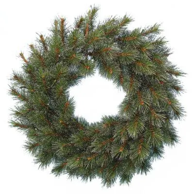 National Tree Company 31FOGW24 Frosted Ontario Green Wreath - Ø61 cm