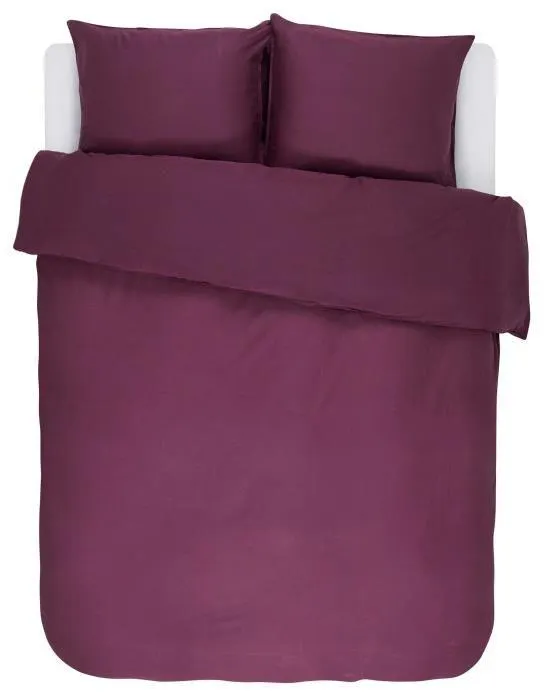 ESSENZA Minte Burgundy Dekbedovertrekset 240 x 220 cm
