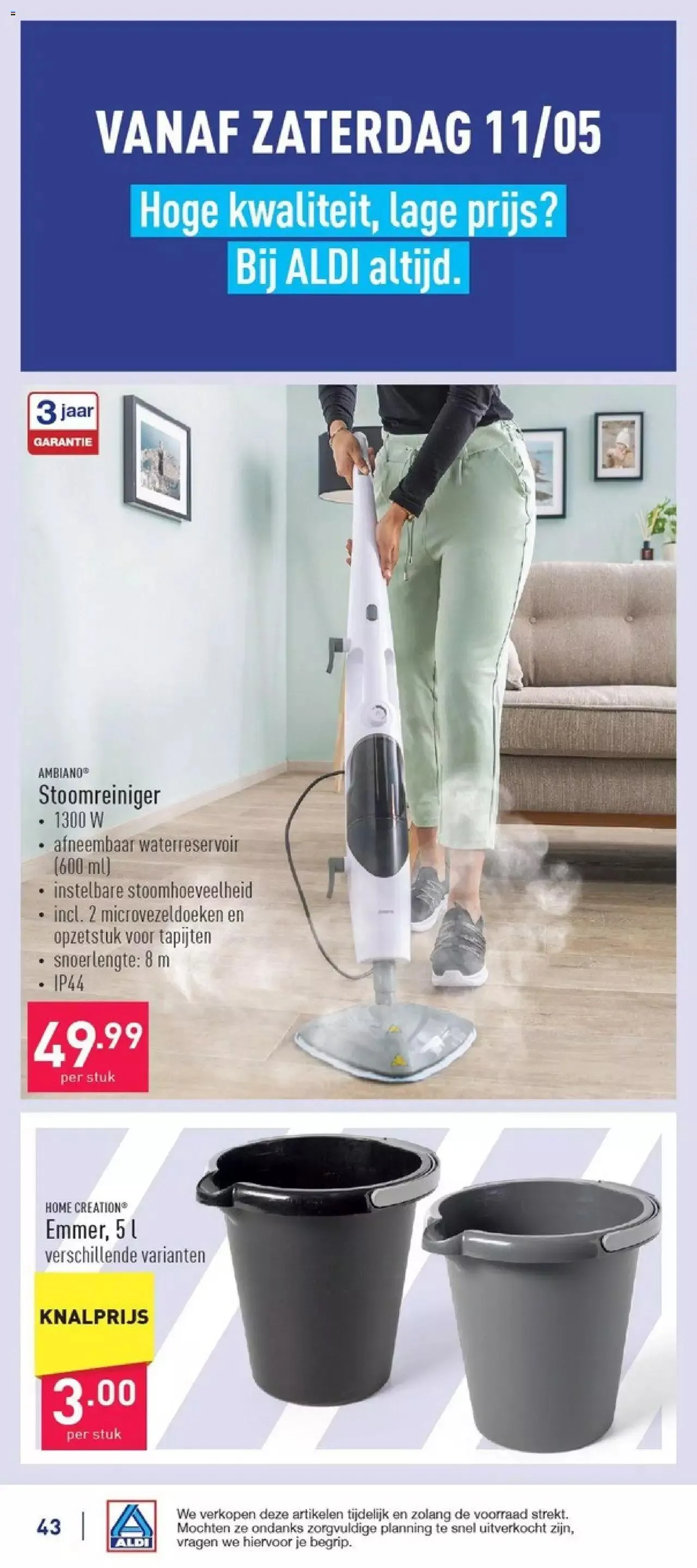 Aldi folder week 19 van 11 mei tot 31 december 2024 - folder pagina 43