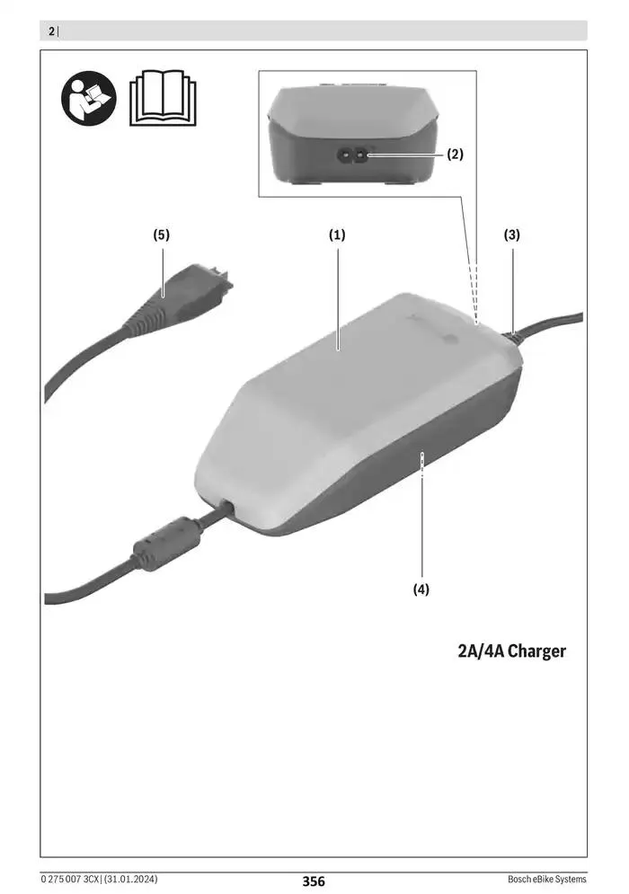 Electric Bike Manual van 12 februari tot 12 augustus 2025 - folder pagina 356