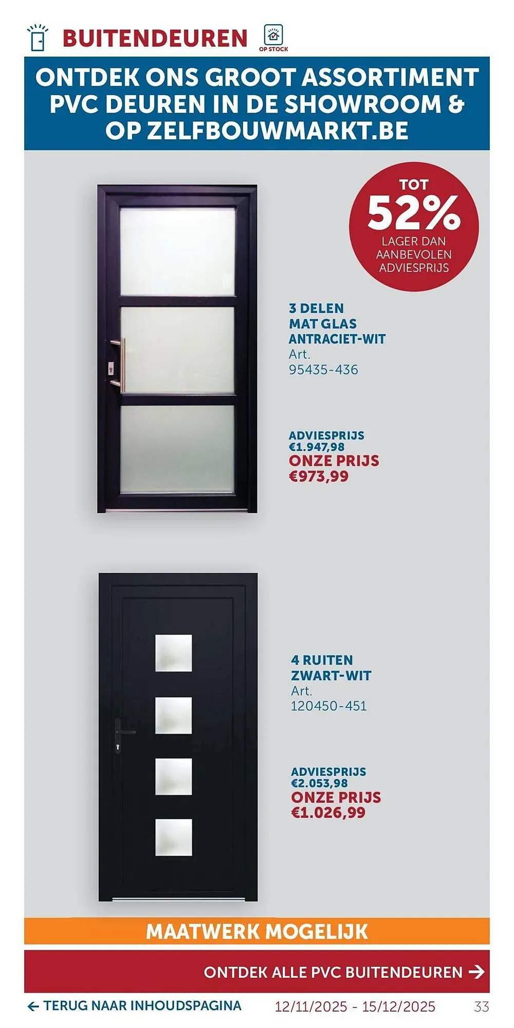 Zelfbouwmarkt folder van 12 november tot 15 december 2025 - folder pagina 33