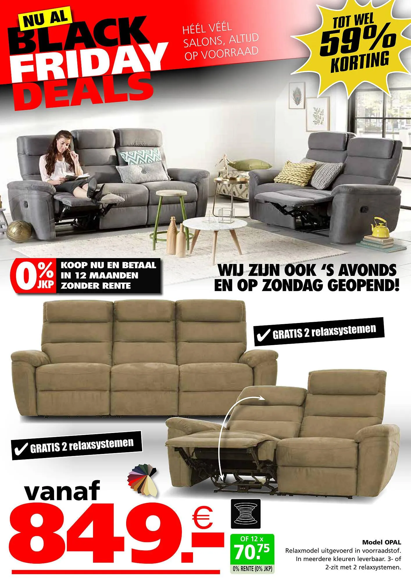 Seats And Sofas Folder van 31 oktober tot 25 november 2023 - folder pagina 8