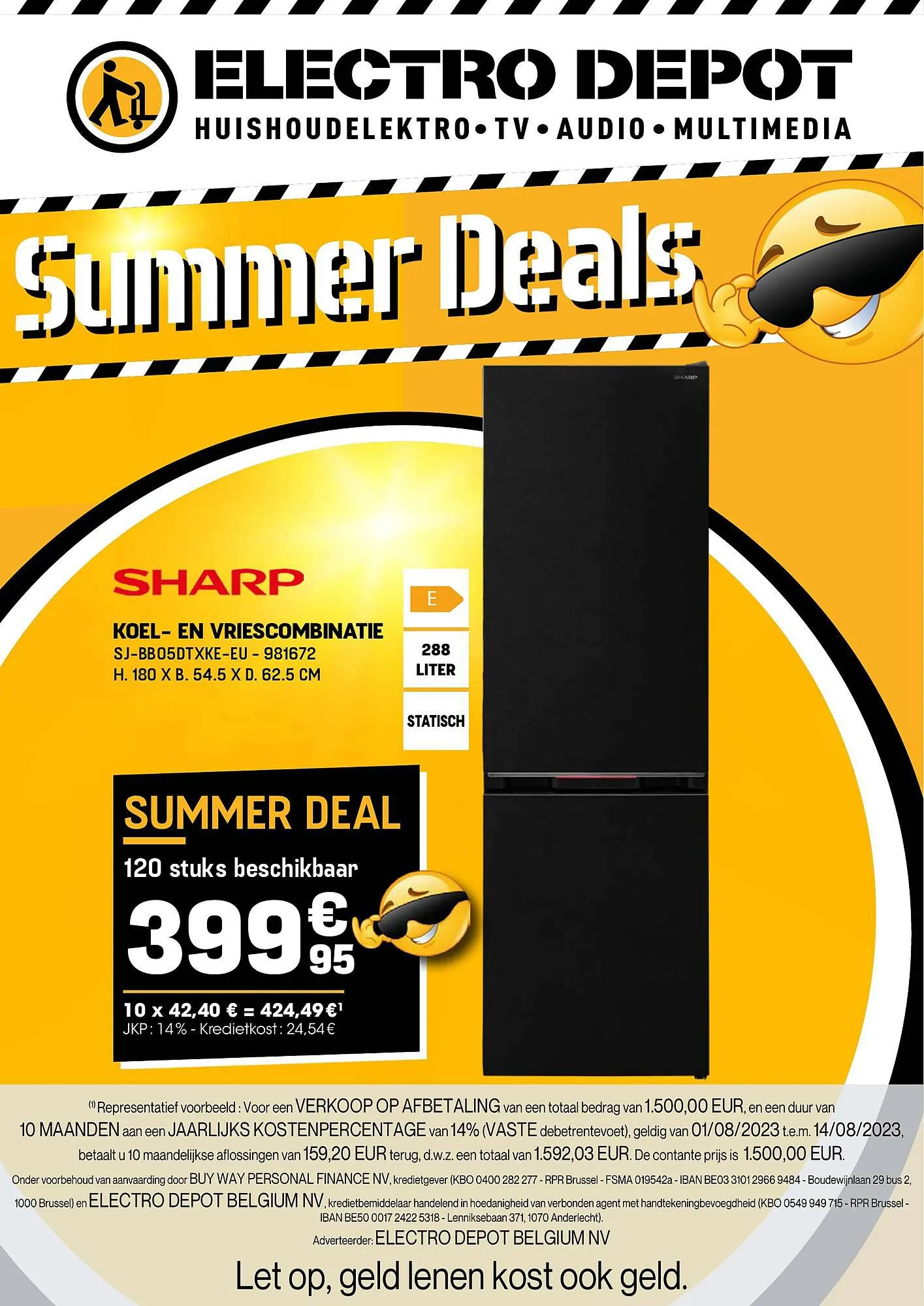 Electro Depot Folder van 14 augustus tot 31 augustus 2023 - folder pagina 1