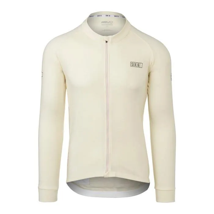 Merino Fietsshirt Lange Mouwen SIX6 Heren