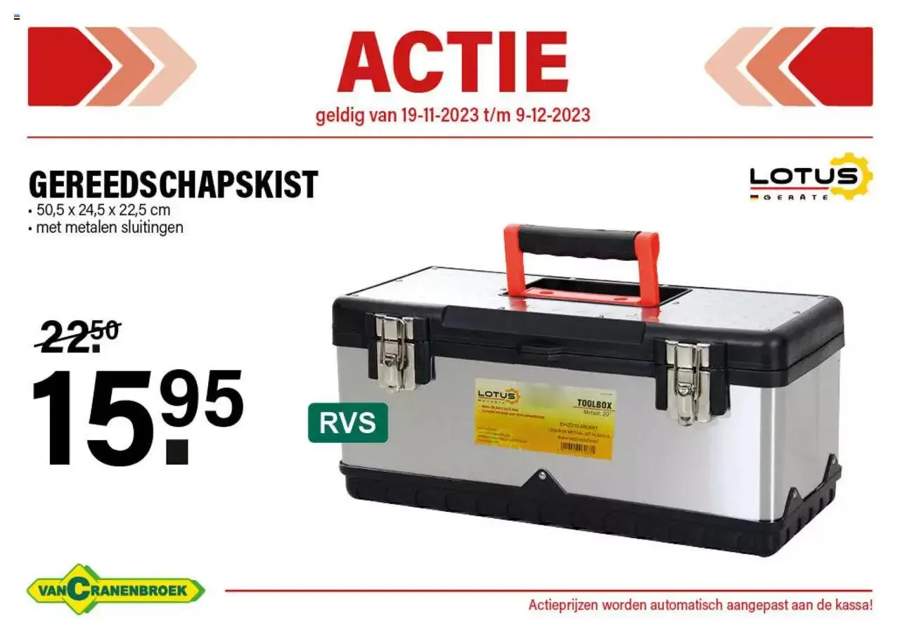 Van Cranenbroek folder / publicité van 9 december tot 31 december 2023 - folder pagina 39