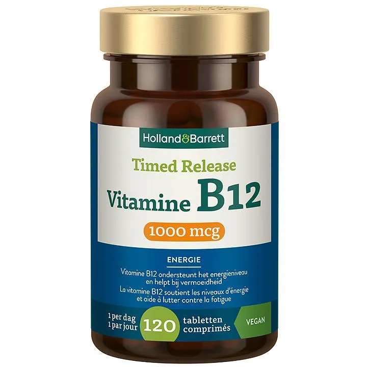 Holland & Barrett Timed Release Vitamine B12 1000mcg - 120 tabletten