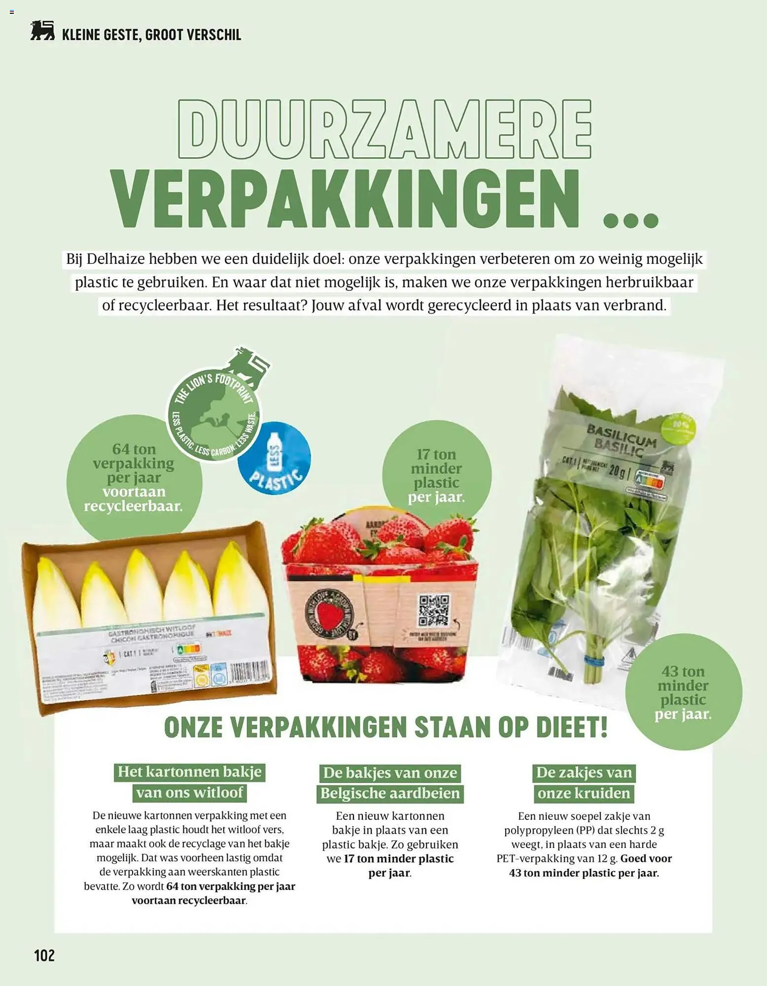 Delhaize magazine van 2 april tot 31 mei 2026 - folder pagina 102
