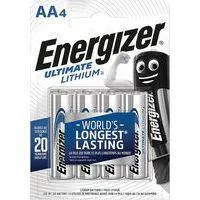 Lithiumbatterij Ultimate - AA/LR6 - 1,5 V - Set van 4 - Energizer