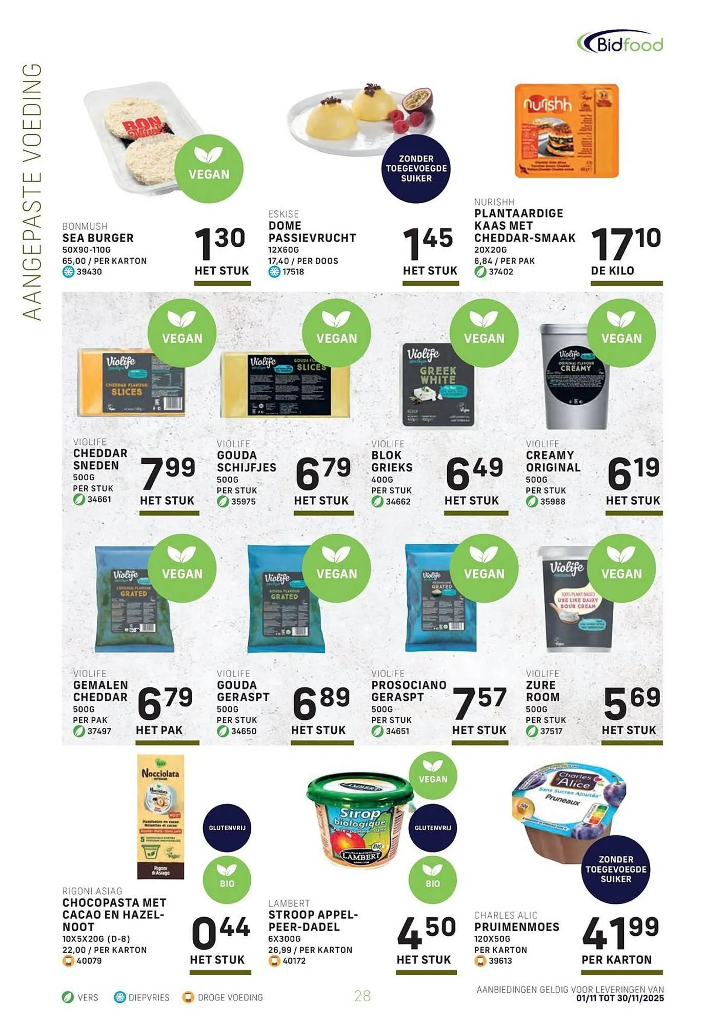 Bidfood folder van 31 oktober tot 30 november 2025 - folder pagina 28
