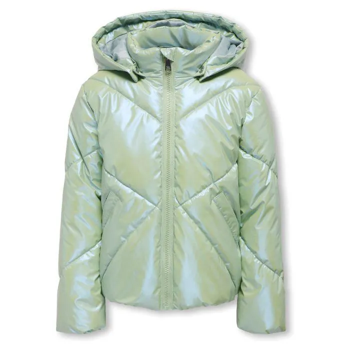 Kids Only Jodie Metallic Puffer Winterjas Meisjes