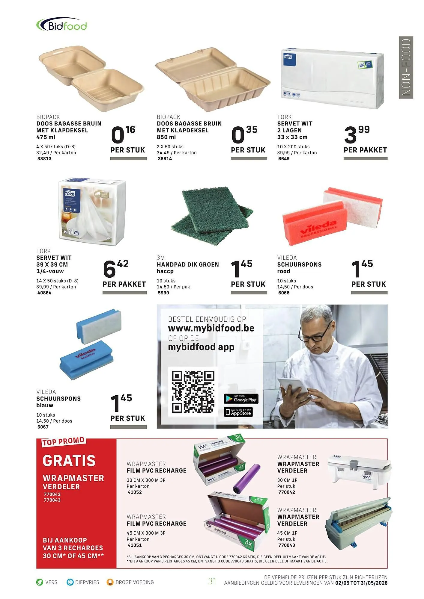 Bidfood folder van 2 mei tot 31 mei 2026 - folder pagina 31