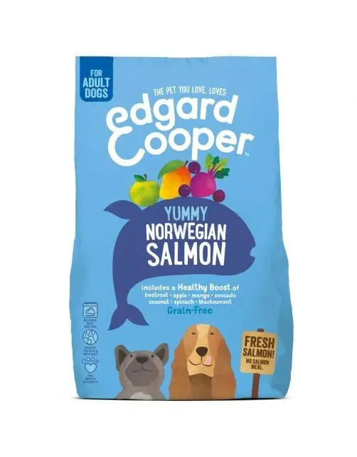 Edgard&Cooper Yummy Norwegian Salmon Adult Zalm&Rode Biet&Appel - Hondenvoer