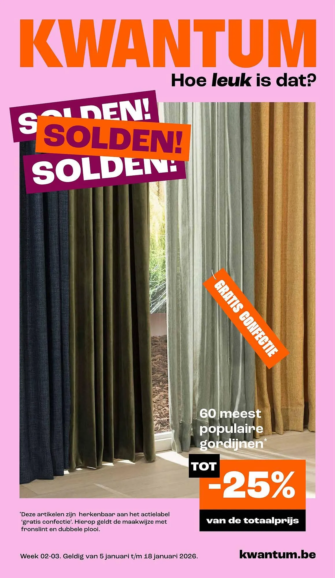 Kwantum folder van 4 januari tot 18 januari 2026 - folder pagina 1