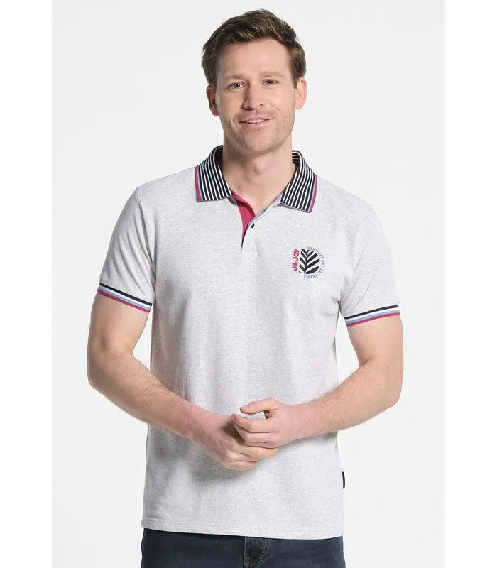 Polo shirt met korte mouwen met gevoerde kraag
