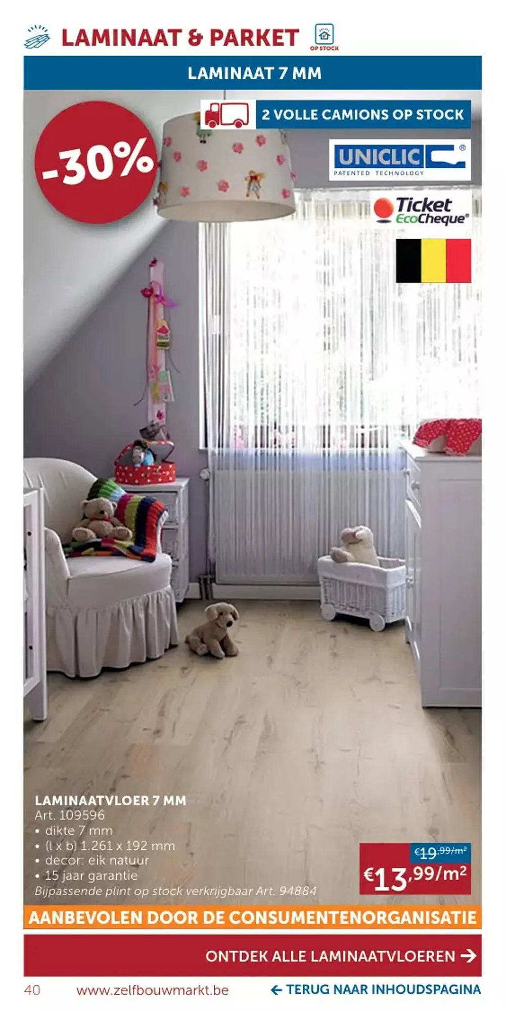 Zelfbouwmarkt folder van 15 augustus tot 18 september 2023 - folder pagina 40