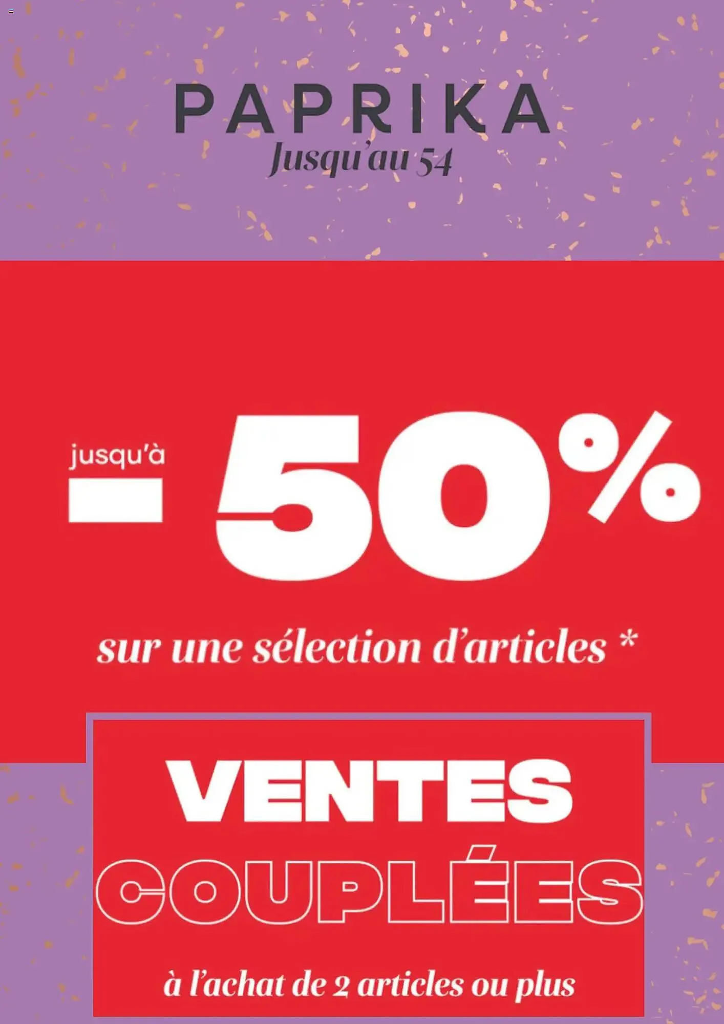 Paprika folder van 29 december tot 11 januari 2026 - folder pagina 1