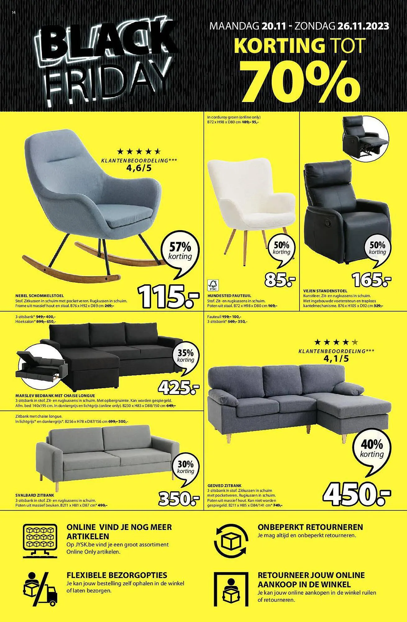 Jysk folder van 20 november tot 3 december 2023 - folder pagina 8