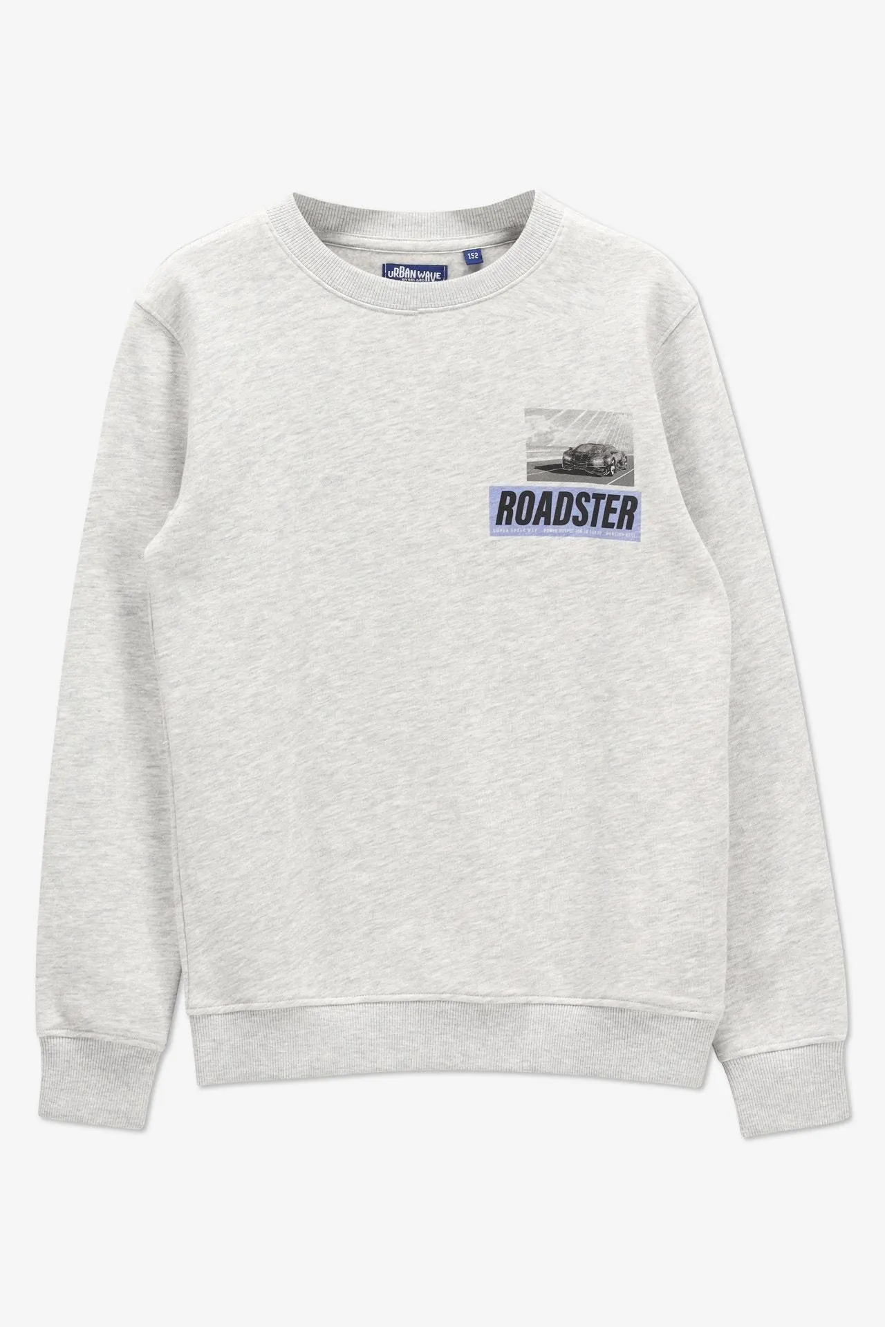 Lichtgrijze sweater Roadster