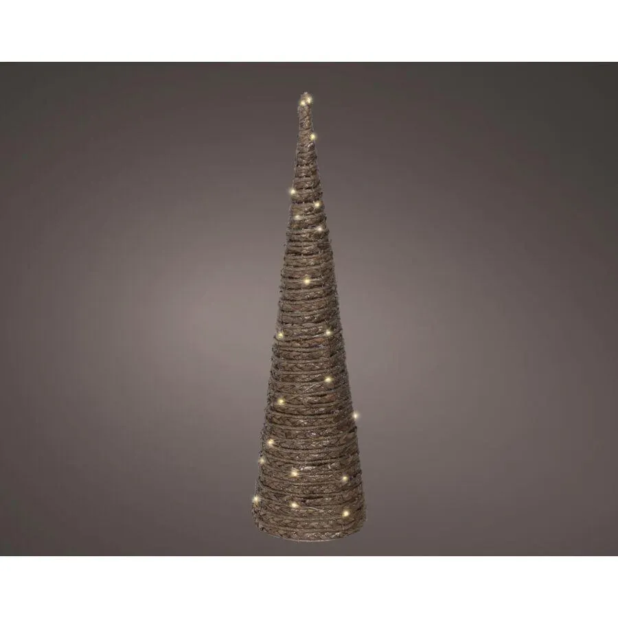 Lumineo LED Cone Bruin 80cm - Warme Sfeerverlichting Binnen