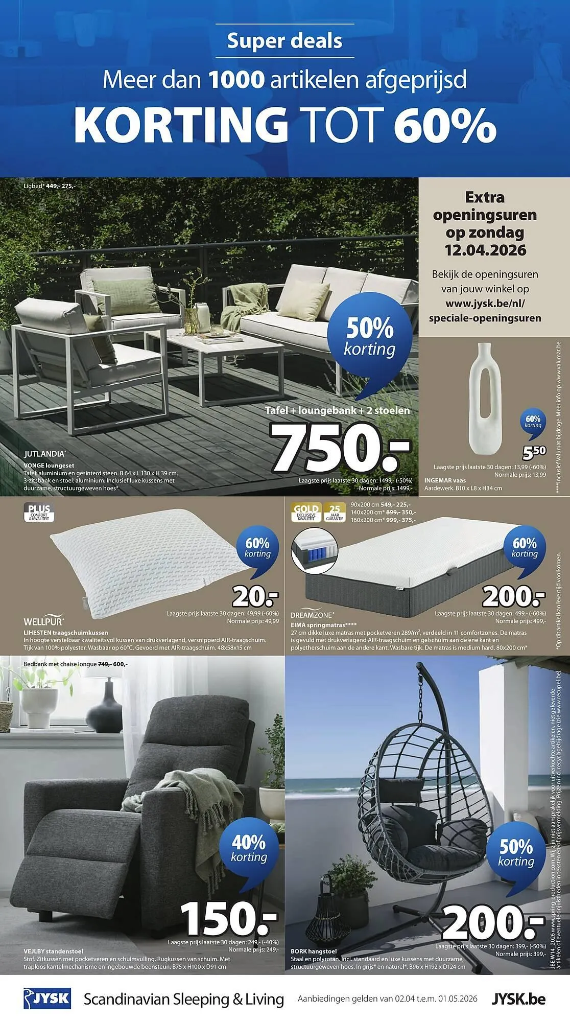 Jysk folder van 2 april tot 1 mei 2026 - folder pagina 8