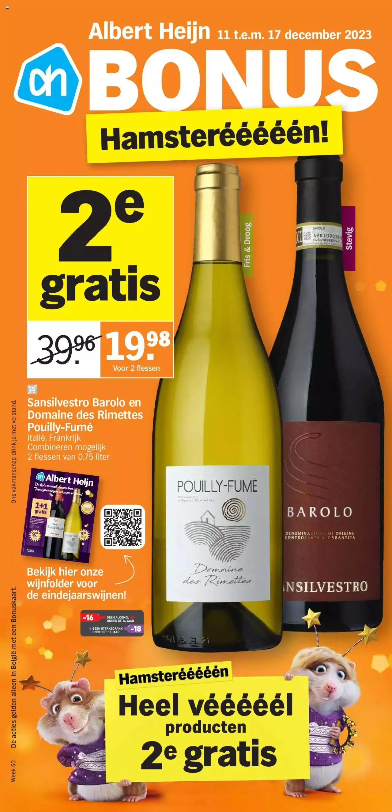 Albert Heijn folder week / de la semaine 50 van 17 december tot 31 december 2023 - folder pagina 