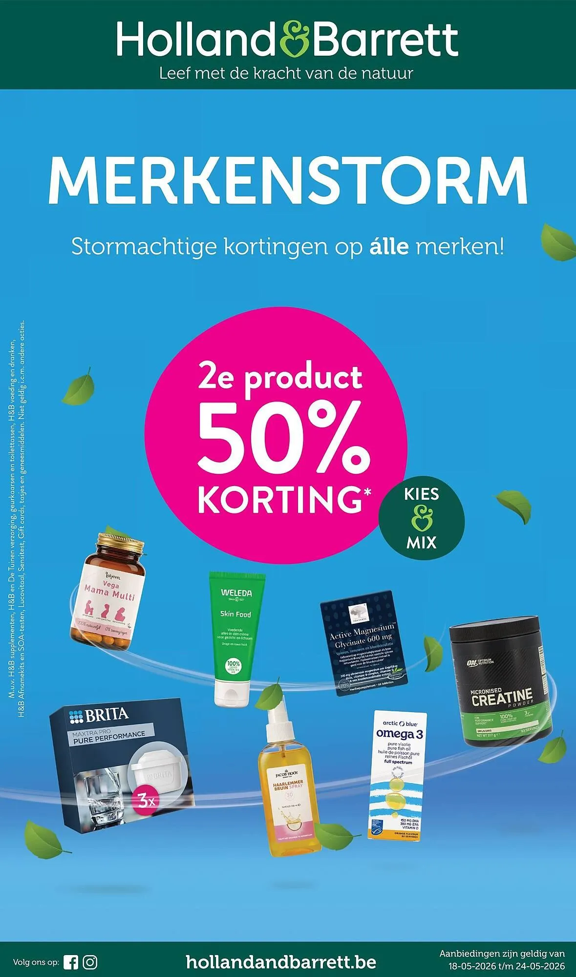 Holland & Barrett folder van 18 mei tot 24 mei 2026 - folder pagina 1