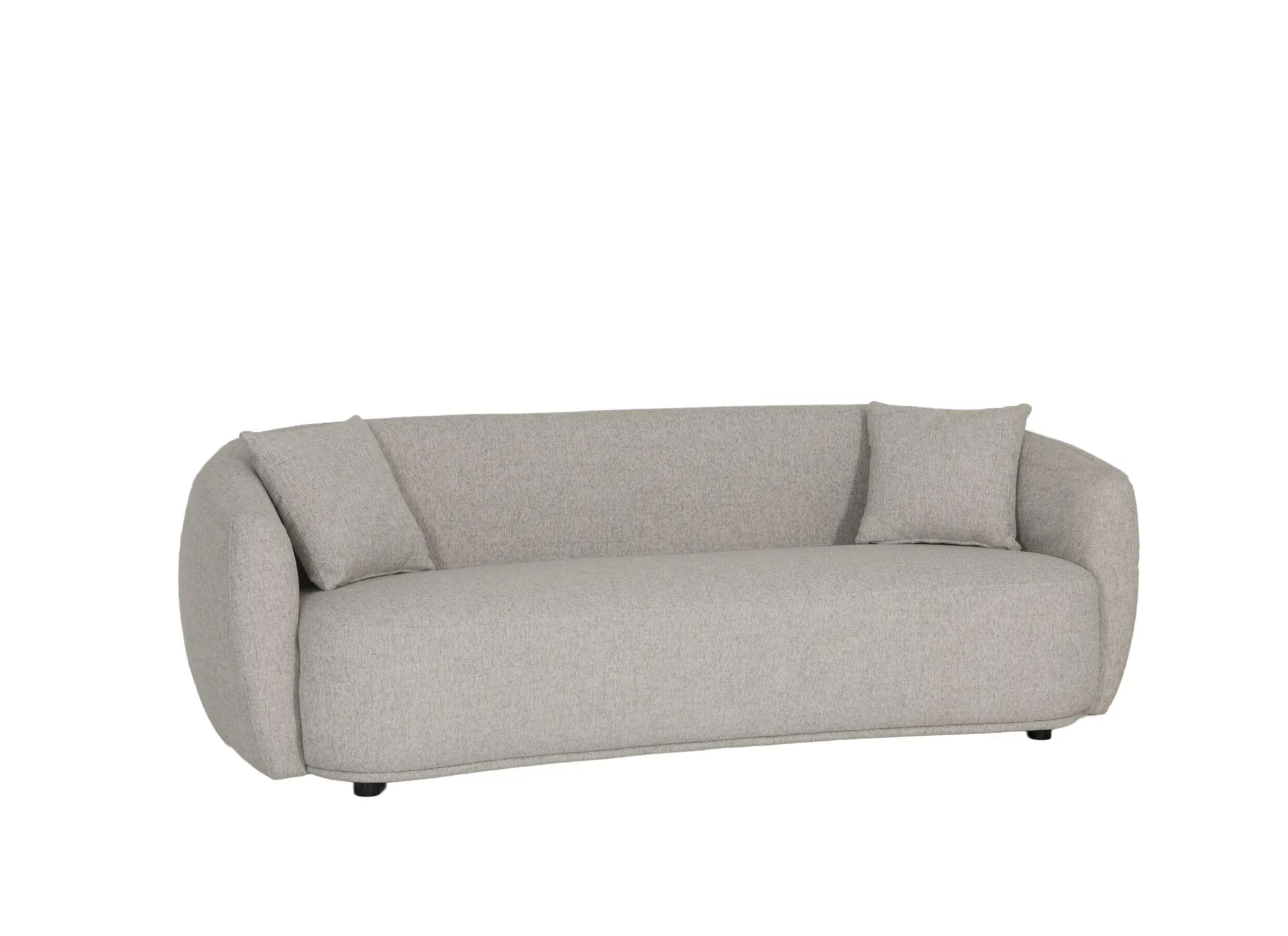 Zetel Aegea 3-zit - polyestervezel - lichtgrijs