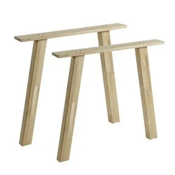 WOOOD tafelonderstel Tablo A-poot eiken set 2 stuks