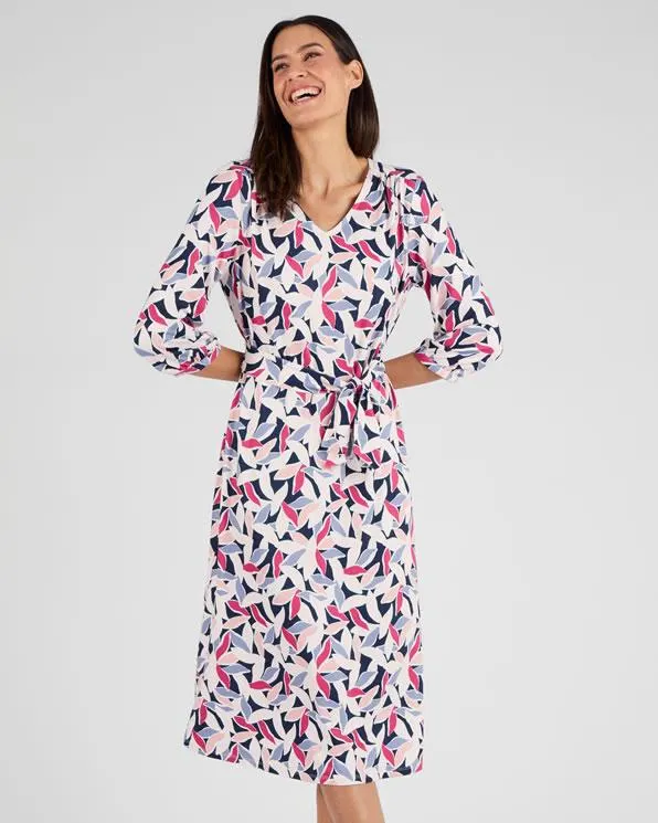 Jurk van warm tricot