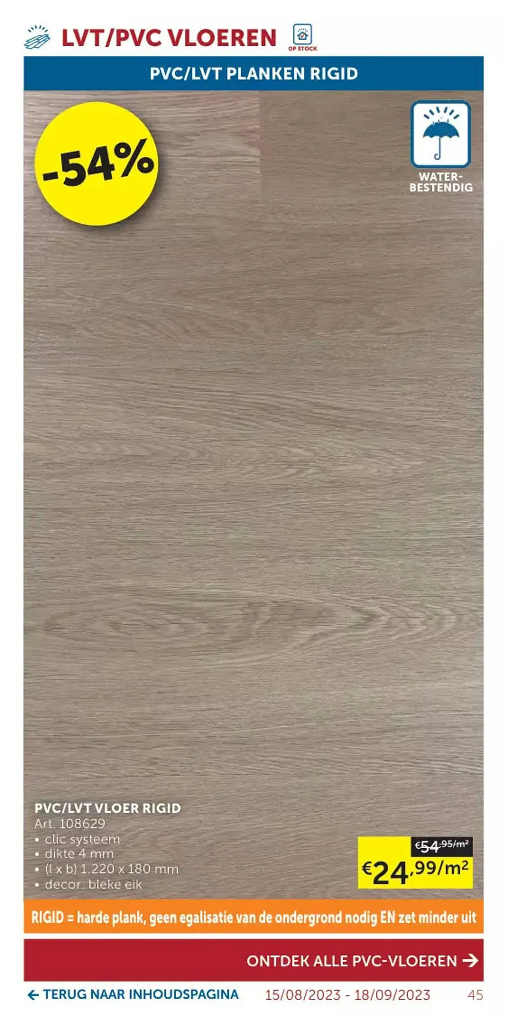 Zelfbouwmarkt folder van 15 augustus tot 18 september 2023 - folder pagina 45