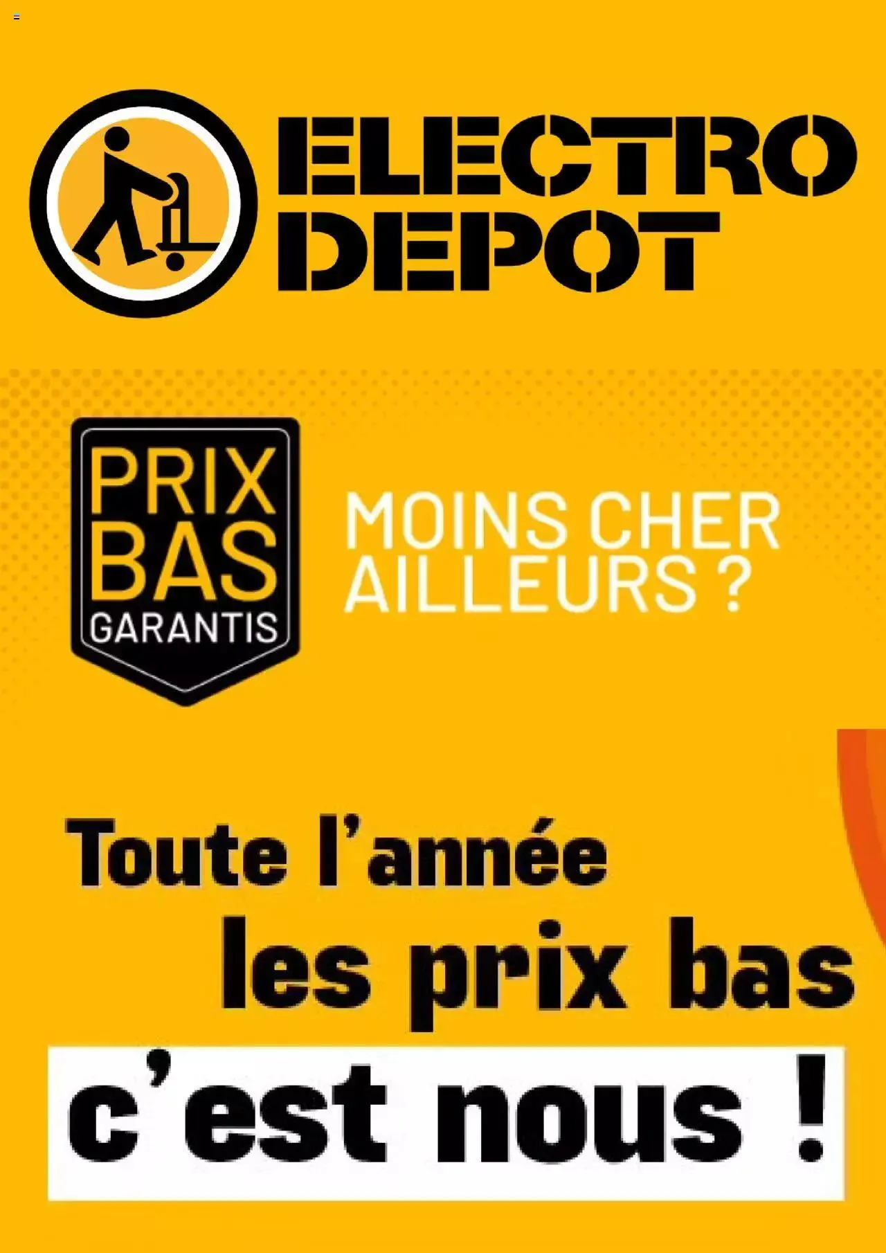 Electro Depot folder / publicité van 9 juni tot 31 december 2023 - folder pagina 1