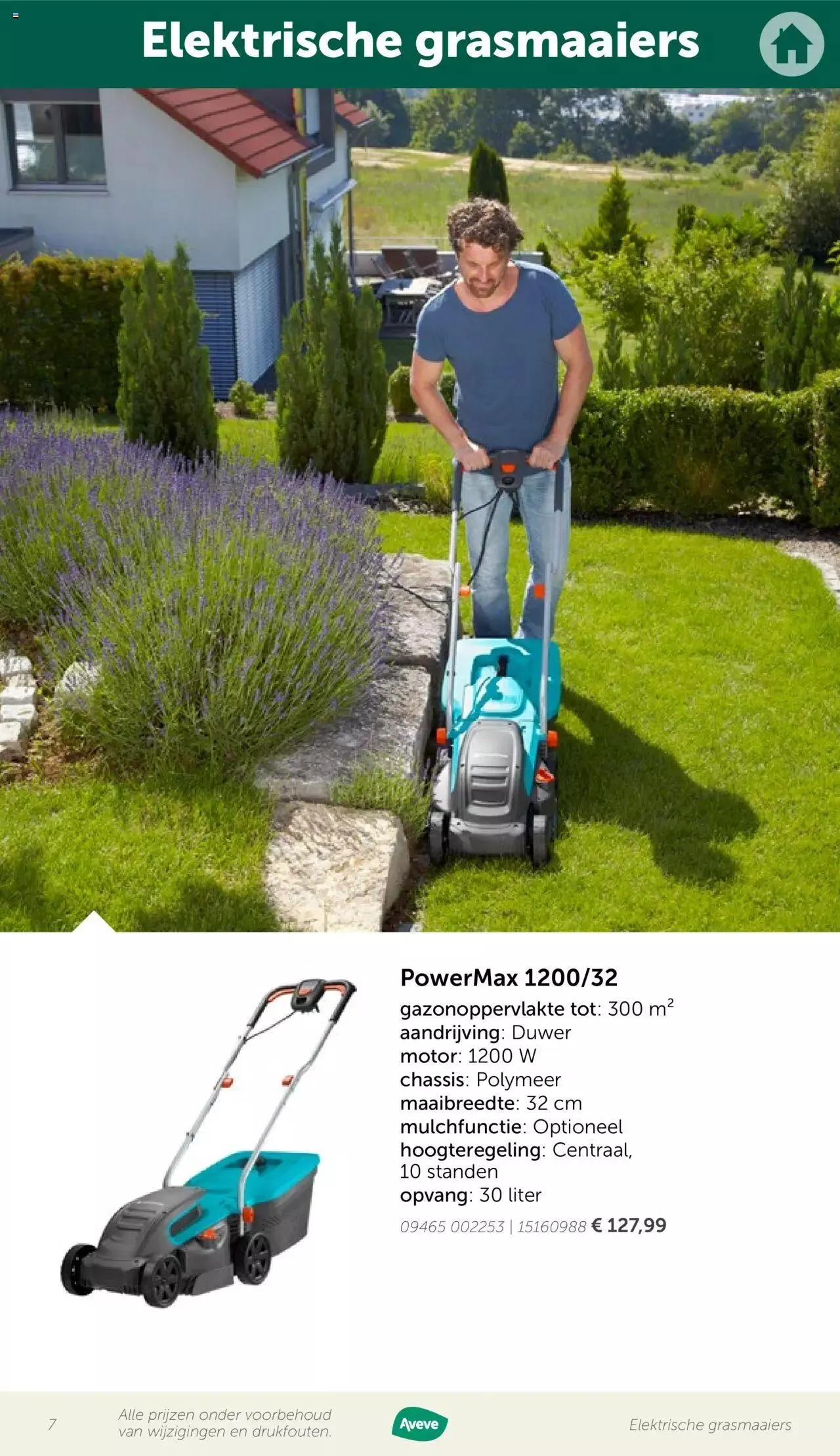 Aveve folder - Gids tuinmachines van 12 mei tot 31 december 2023 - folder pagina 7