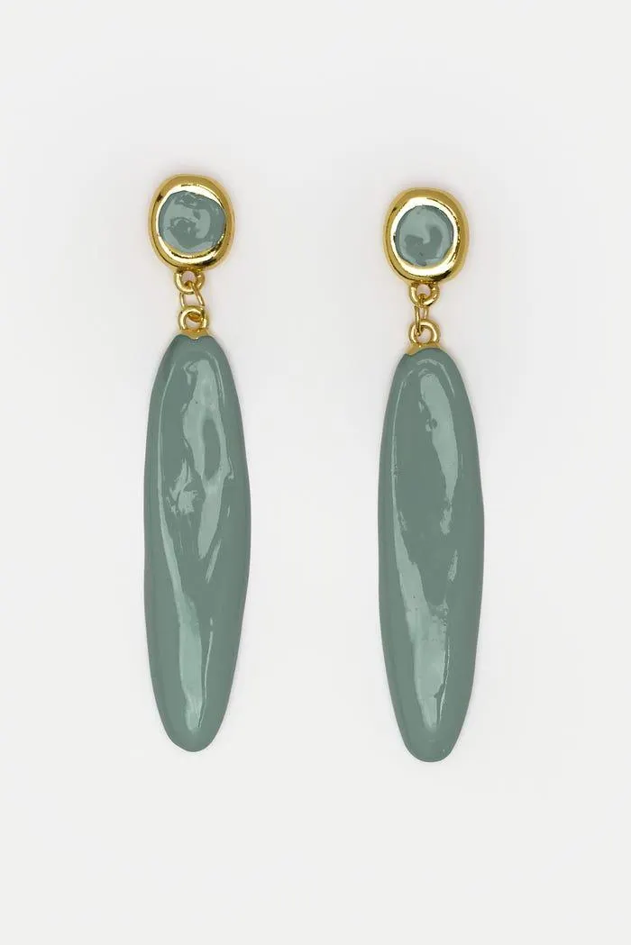 Oorbellen cirkel ovaal