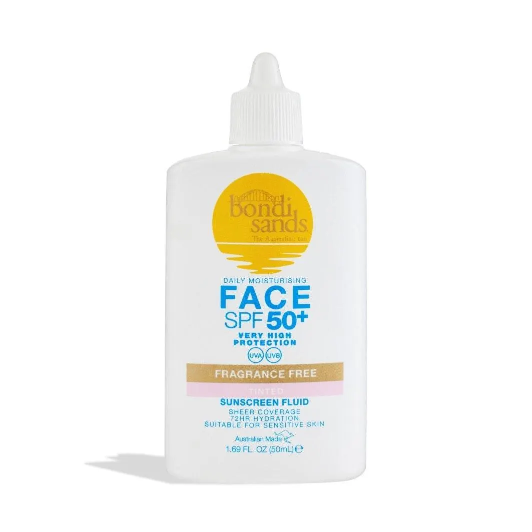 Sunscreen Face Fluid SPF 50 Fragrance Free Tinted