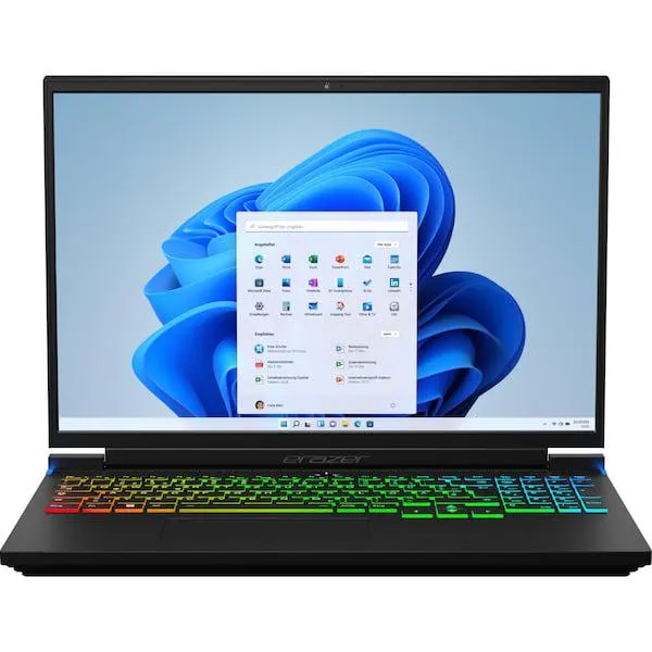 MEDION® ERAZER® Major X10 | Intel® Core™ i7-12700H | Windows 11 Home | 40,6 cm (16,0") QHD+ Display | Intel® Arc™ A730M | 1 TB PCIe SSD | 16 GB RAM | High-End Gaming laptop