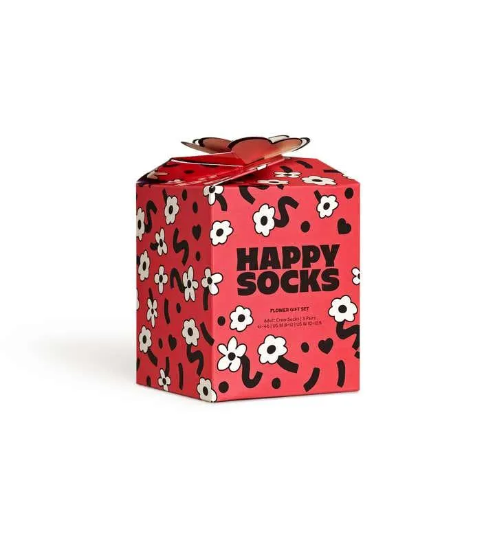 3-Pack Flowers Socks Gift Set