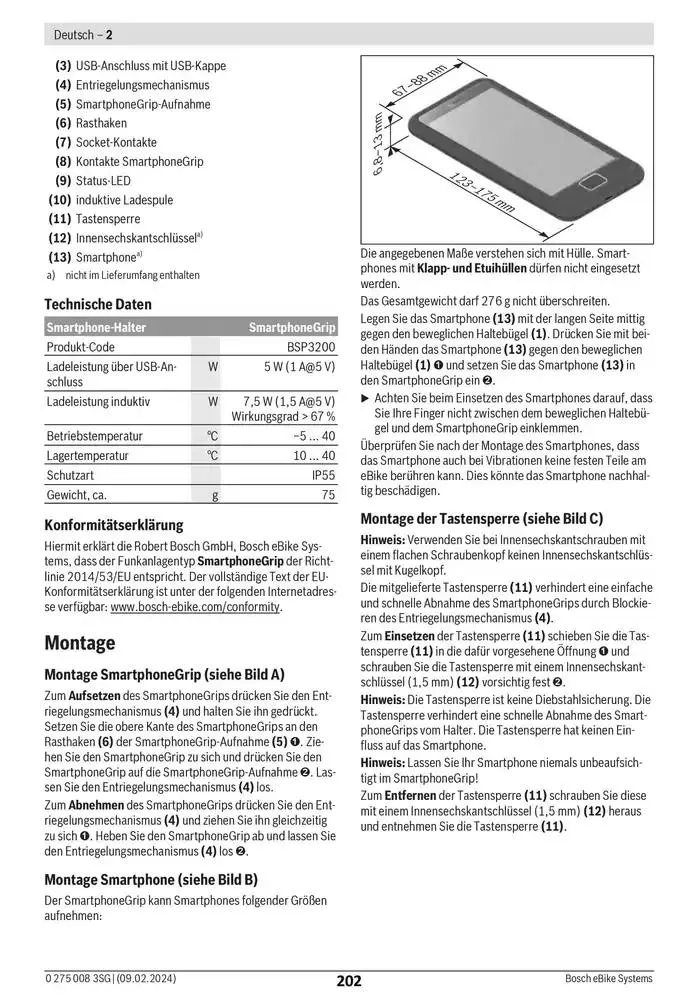Electric Bike Manual van 12 februari tot 12 augustus 2025 - folder pagina 202