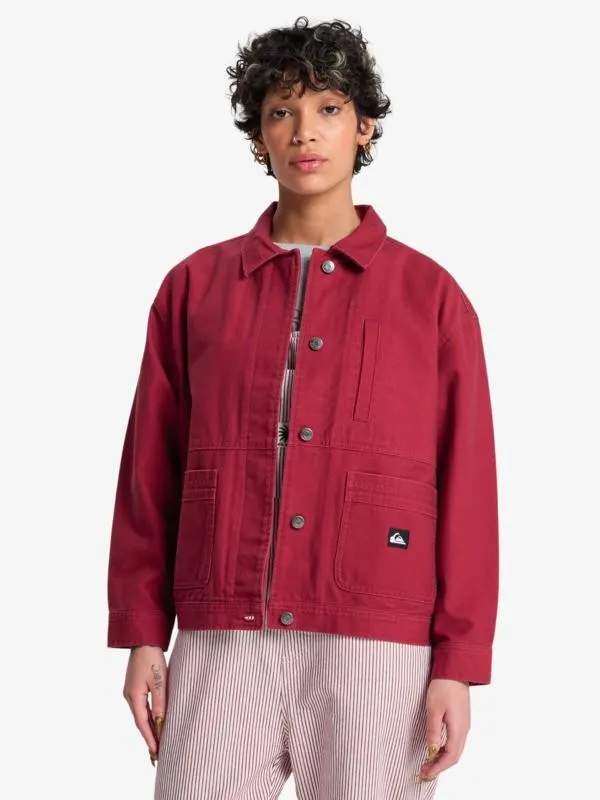 Santa Crop - Veste en toile pour Femme