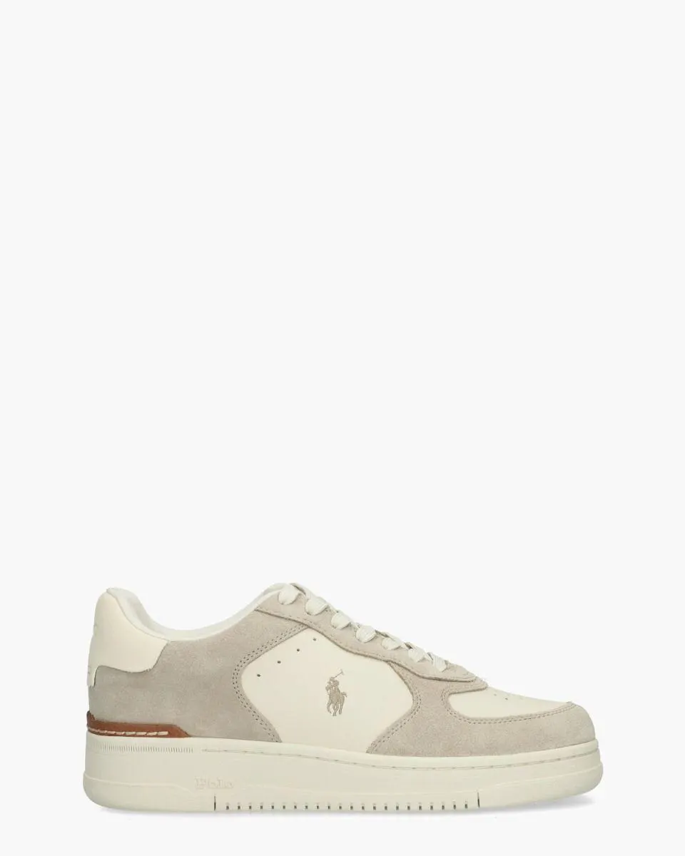 Masters Court Off-White/Beige Herensneakers