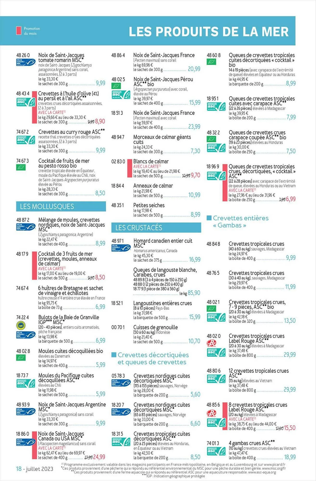 Picard folder van 3 juli tot 30 juli 2023 - folder pagina 18