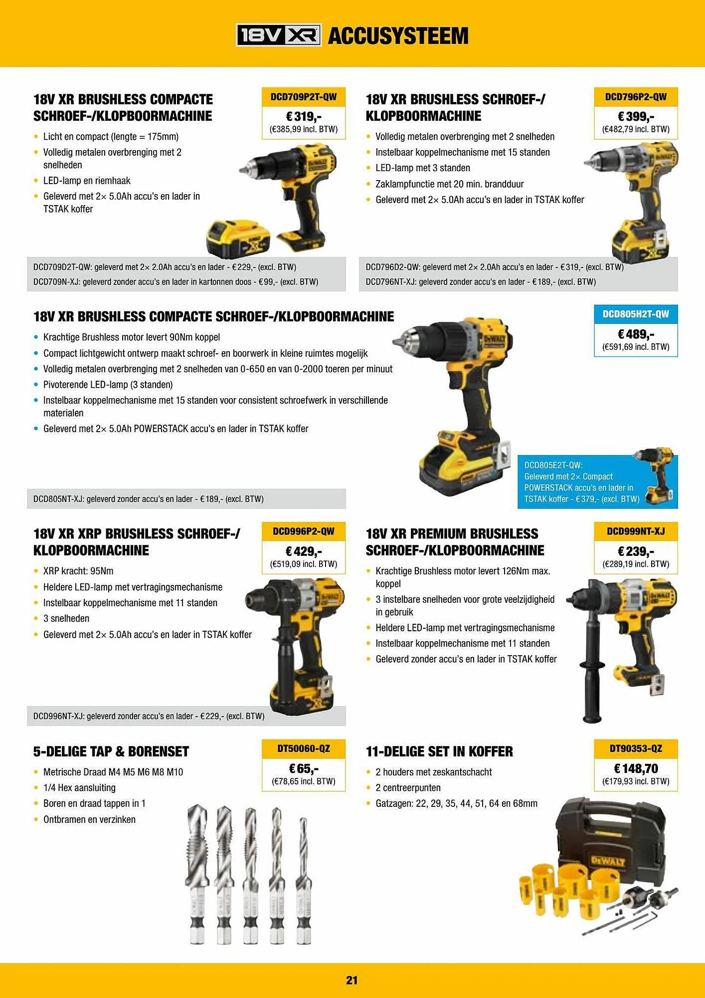 DeWALT folder van 3 september tot 30 september 2023 - folder pagina 21