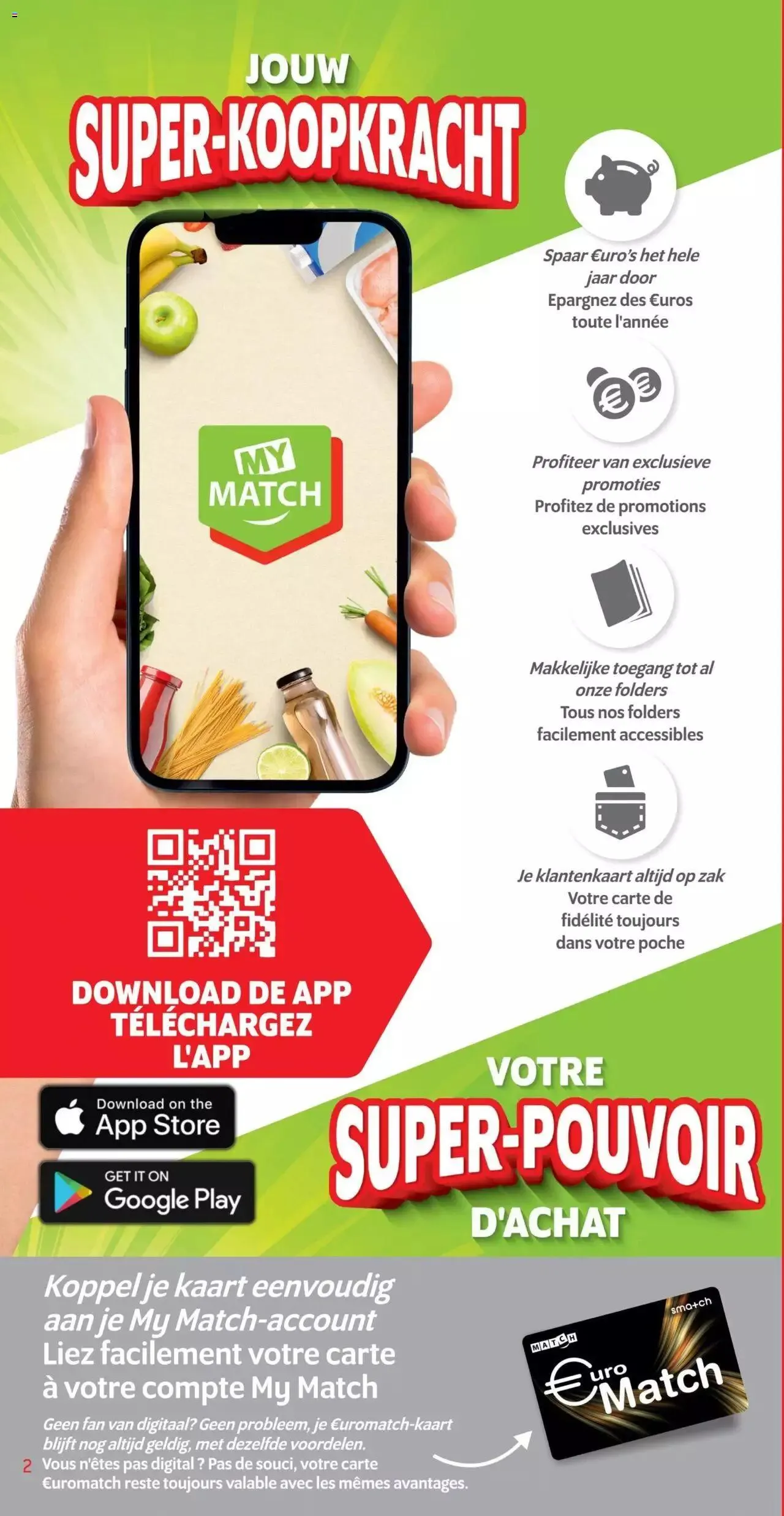 Match Supermarché folder / publicité van 6 juni tot 31 december 2023 - folder pagina 2