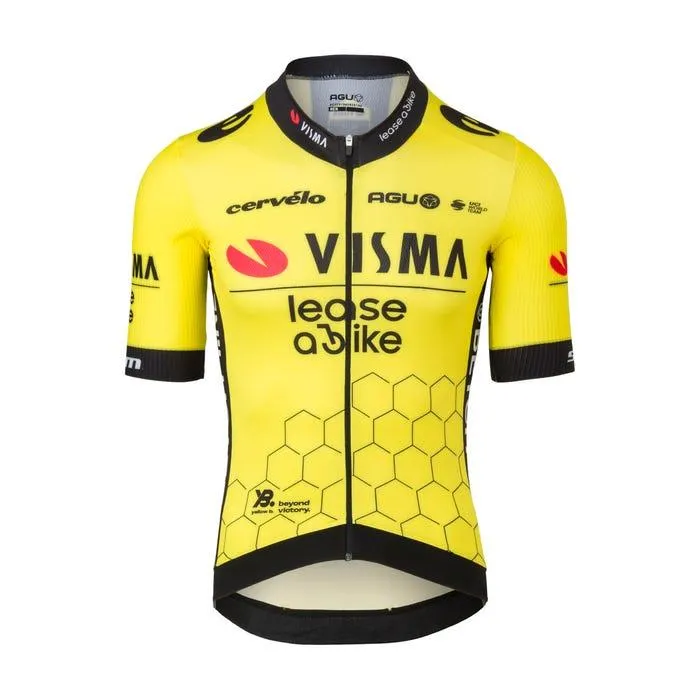 Premium Replica Fietsshirt Team Visma | Lease a Bike Heren