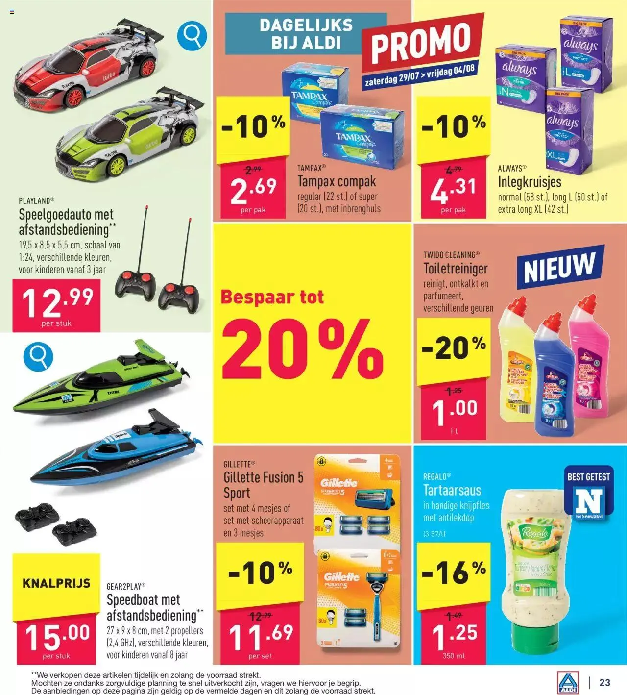 Aldi folder week 30 van 4 augustus tot 31 december 2023 - folder pagina 23