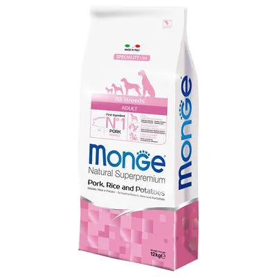 Monge Superpremium All Breeds adulte porc, riz & pommes de terre