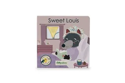 Lilliputiens Voelboek met geluiden Sweet Louis