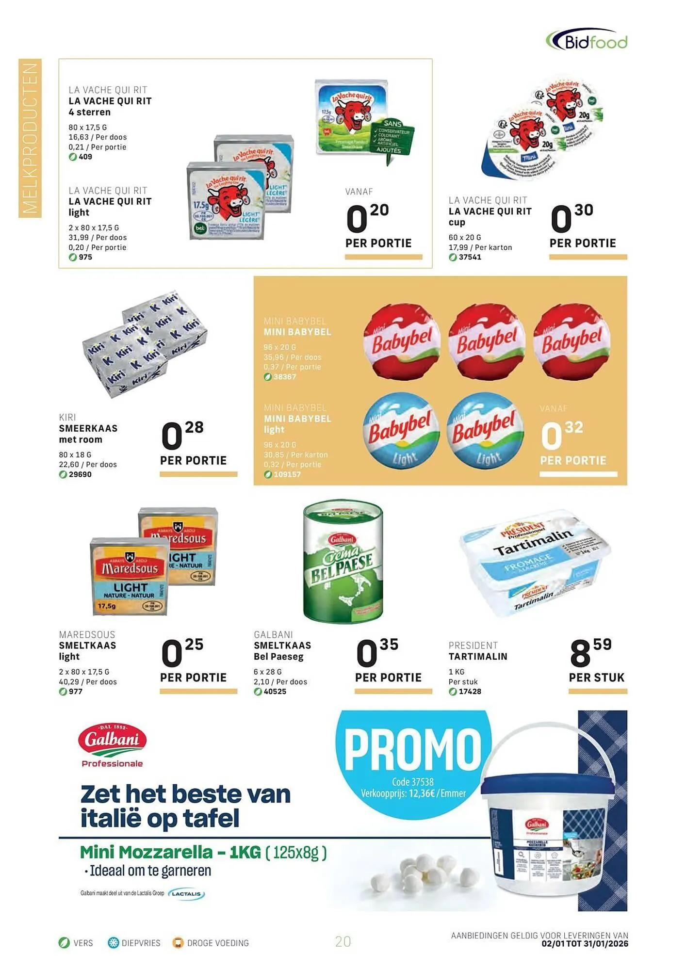 Bidfood magazine van 2 januari tot 31 januari 2026 - folder pagina 20